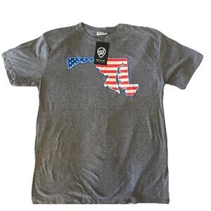 Where I’m From BALTIMORE MARYLAND STATEFILL TEE SIZE S GRY MSRP $32
